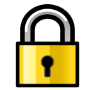 SoftBank lock emoji image
