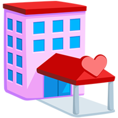 Facebook Messenger love hotel emoji image