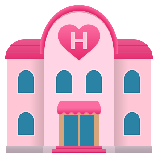 JoyPixels love hotel emoji image