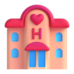 Microsoft Teams love hotel emoji image