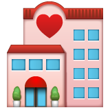 Whatsapp love hotel emoji image