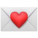 IOS/Apple love letter emoji image