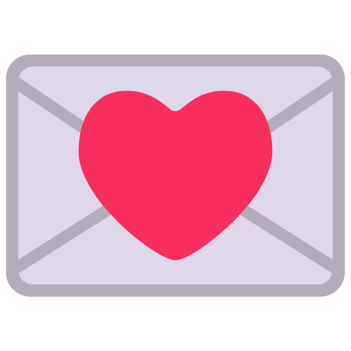 Microsoft love letter emoji image
