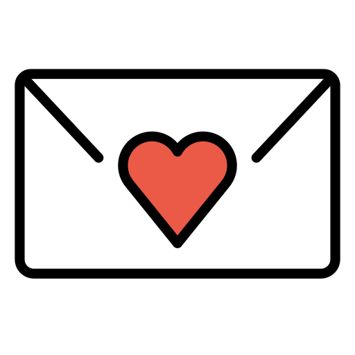 Openmoji love letter emoji image