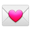 Samsung love letter emoji image