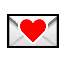 SoftBank love letter emoji image
