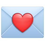 Whatsapp love letter emoji image