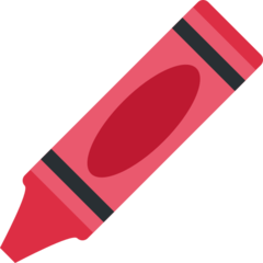Twitter lower left crayon emoji image