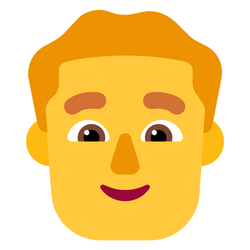 Microsoft man emoji image