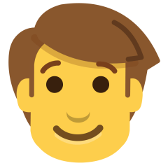 Skype man emoji image