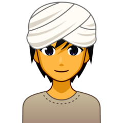 Emojidex man with turban emoji image