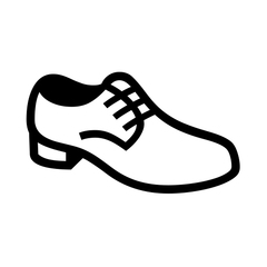 Noto Emoji Font mans shoe emoji image