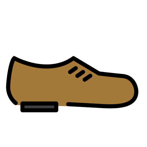 Openmoji mans shoe emoji image