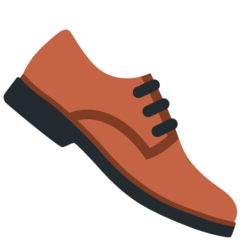 Twitter mans shoe emoji image