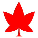 Docomo maple leaf emoji image