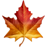 IOS/Apple maple leaf emoji image