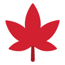 Toss maple leaf emoji image