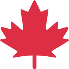 Twitter maple leaf emoji image