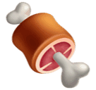 Huawei meat on bone emoji image