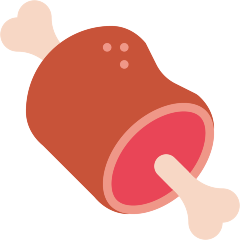 Skype meat on bone emoji image