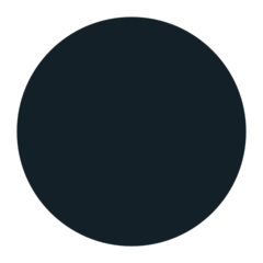 Mozilla medium black circle emoji image