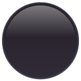Whatsapp medium black circle emoji image