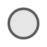 Docomo medium white circle emoji image