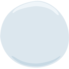Facebook Messenger medium white circle emoji image