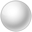 Samsung medium white circle emoji image