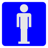 Docomo mens symbol emoji image