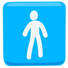 Facebook Messenger mens symbol emoji image