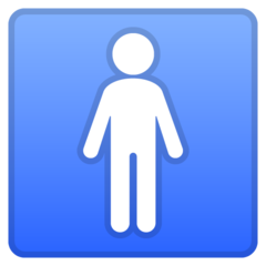 Google mens symbol emoji image