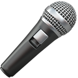 IOS/Apple microphone emoji image