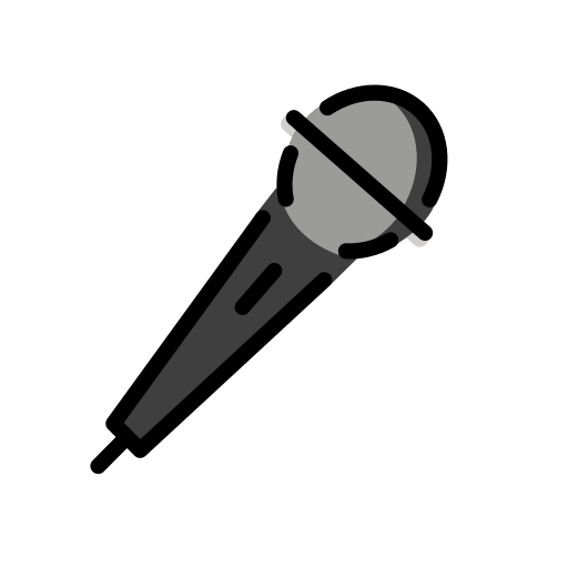 Openmoji microphone emoji image