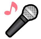 SoftBank microphone emoji image