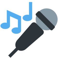 Twitter microphone emoji image