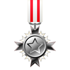 Emojidex military medal emoji image