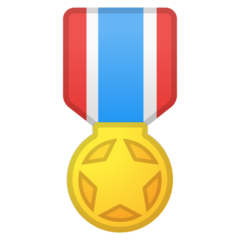 Google military medal emoji image