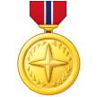 Samsung military medal emoji image