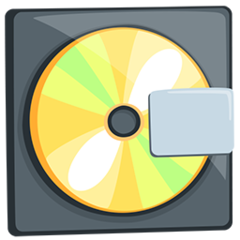 Facebook Messenger minidisc emoji image