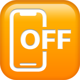 IOS/Apple mobile phone off emoji image
