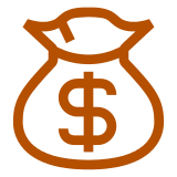 Docomo money bag emoji image