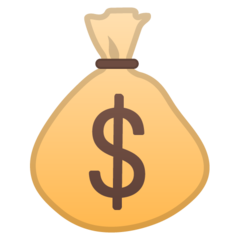 Google money bag emoji image