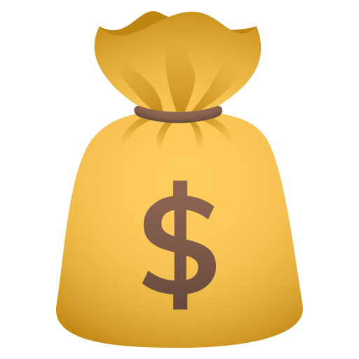 JoyPixels money bag emoji image