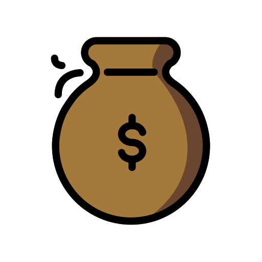 Openmoji money bag emoji image