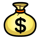 SoftBank money bag emoji image