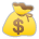 Sony Playstation money bag emoji image
