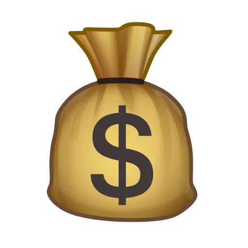 Telegram money bag emoji image