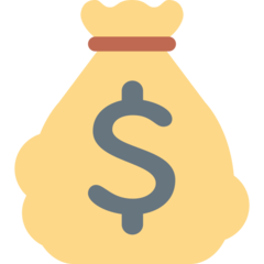Twitter money bag emoji image