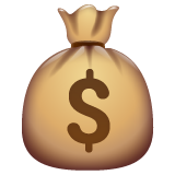 Whatsapp money bag emoji image